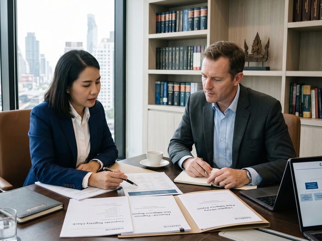 Thai business partner verification